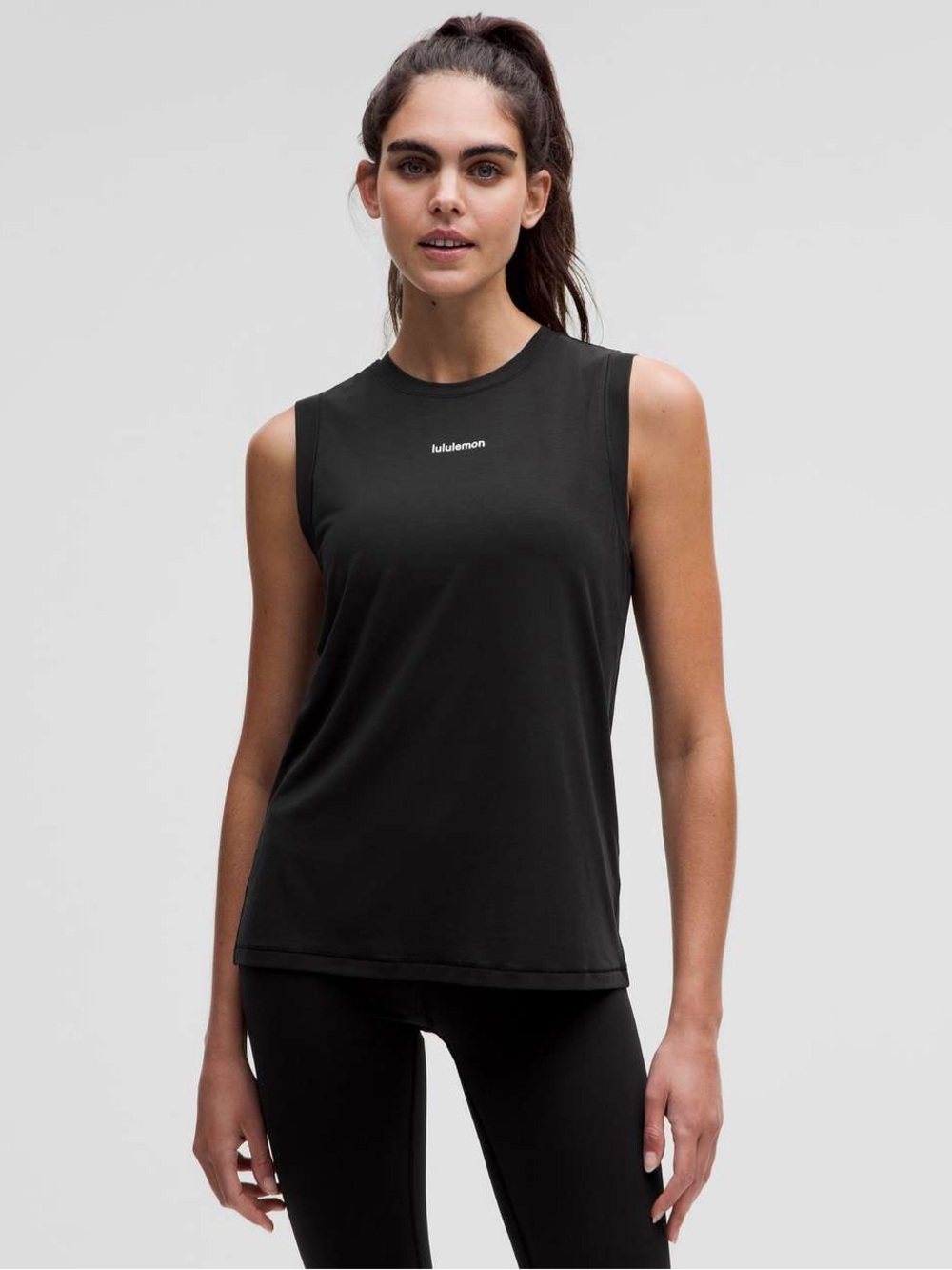Lululemon Jersey Training Muscle Tank Top Long *Wordmark